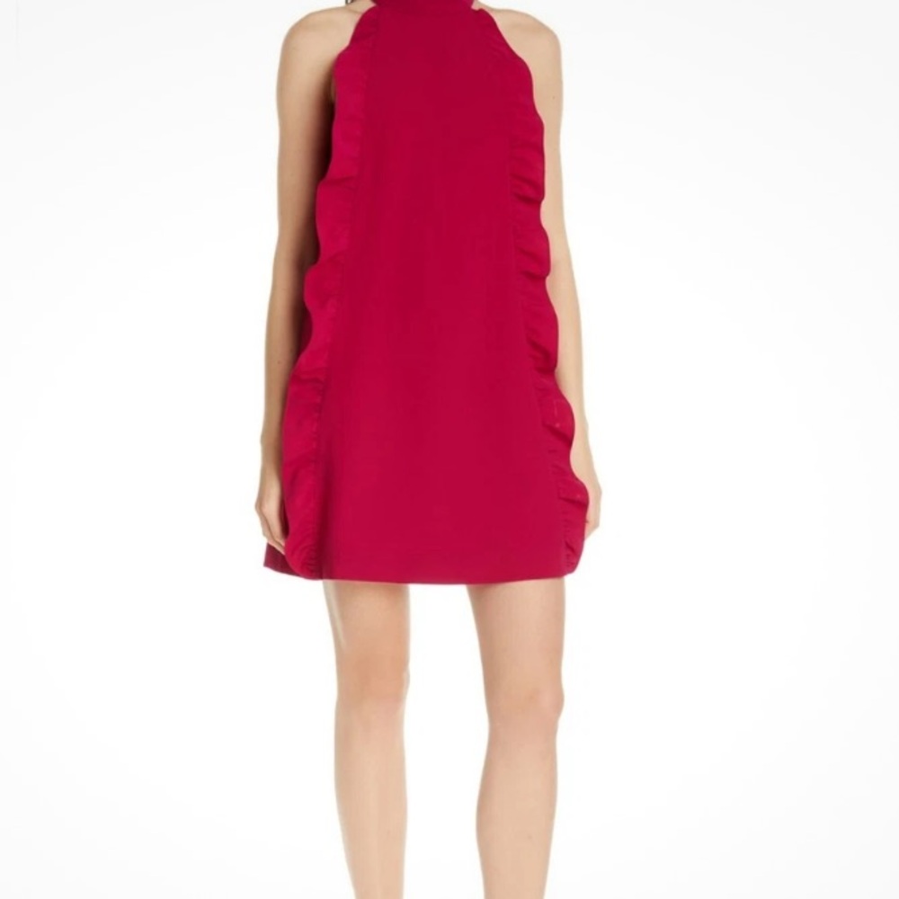 Ted Baker Fuchsia Ruffle Dress